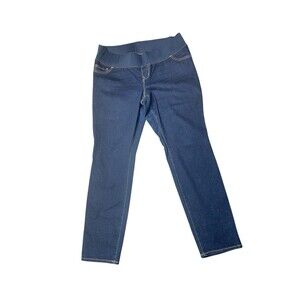 Old Navy Blue Skinny Low Panel Maternity Jeans Women Size 14